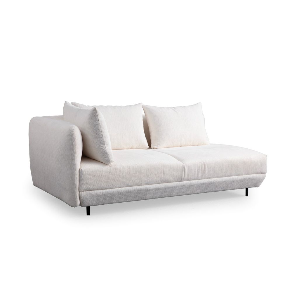 Floransa - Bijeli Ugaoni Sofa slika 11