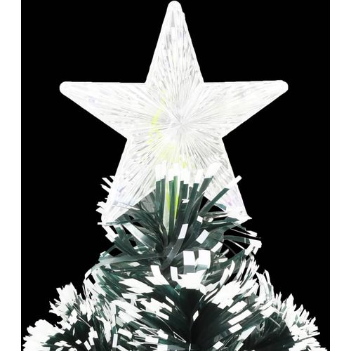 Umjetno božićno drvce sa stalkom LED 240 cm optička vlakna slika 33