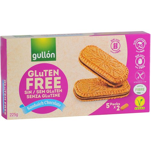 Gullon keksi choco sandwich bez glutena 225g slika 1