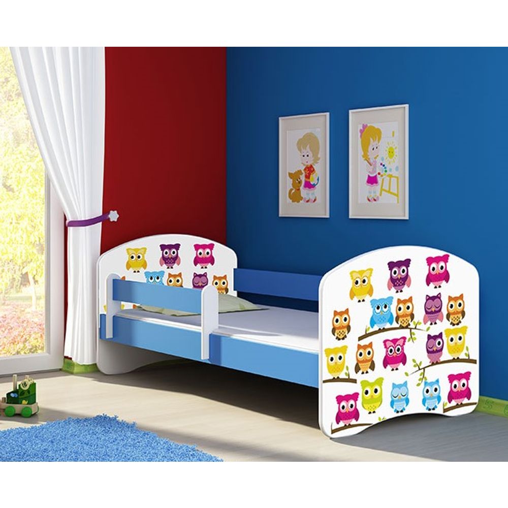 ACMA Dječiji krevet Acma II Blue - 140x70cm - Dezen 31 slika 1
