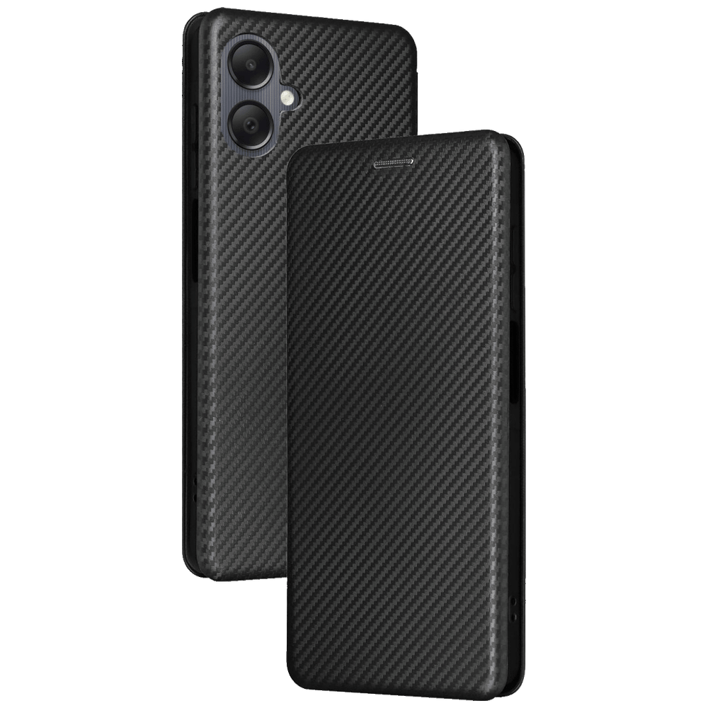 NN-Su Futrola preklopna za Samsung A07, koža, crna - Galaxy A07 Flip Leather Phone Case slika 1