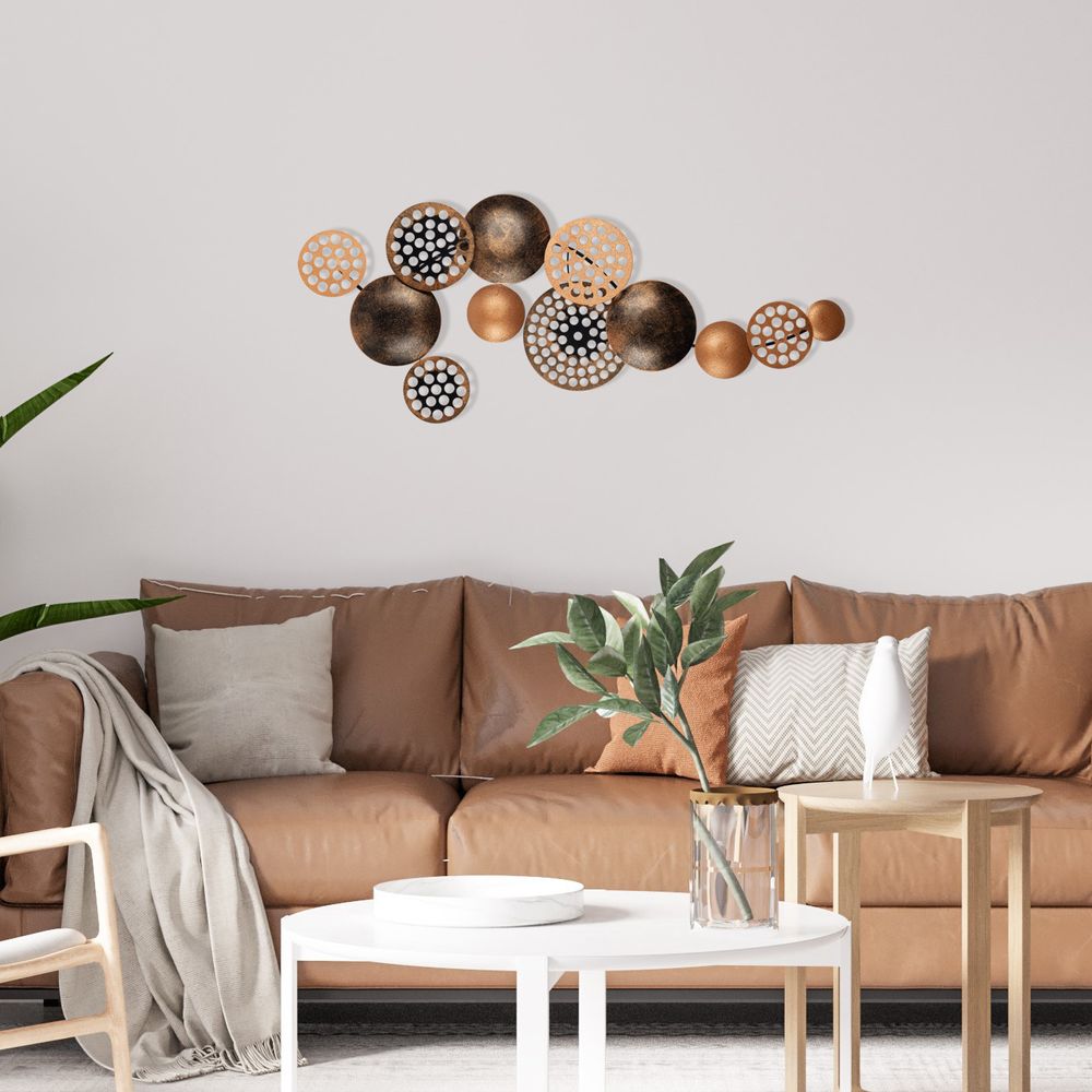Decorative metal wall accessory Bronte - CH103-3, colour: multicolor slika 1