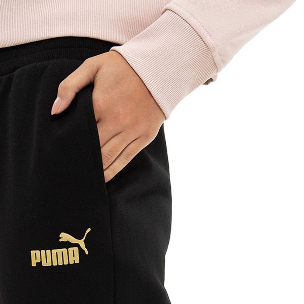 Puma Ess+ Metallic Pants Fl za žene slika 3