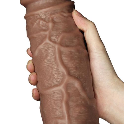 Lovetoy King-Sized realistični dildo 26,5cm, smeđa slika 3