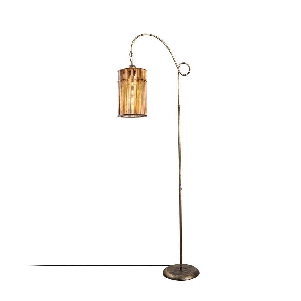 Podna Lampa Cijevnog Oblika u Boji Antikvacije slika 2