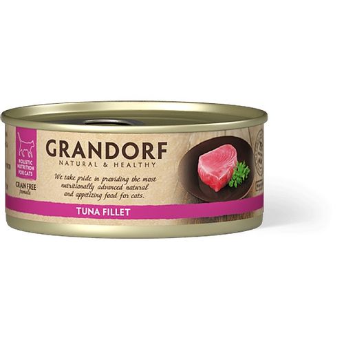 Grandorf Cat Grain Free Konzerva Fileti Tune, hrana za mačke 70g slika 1