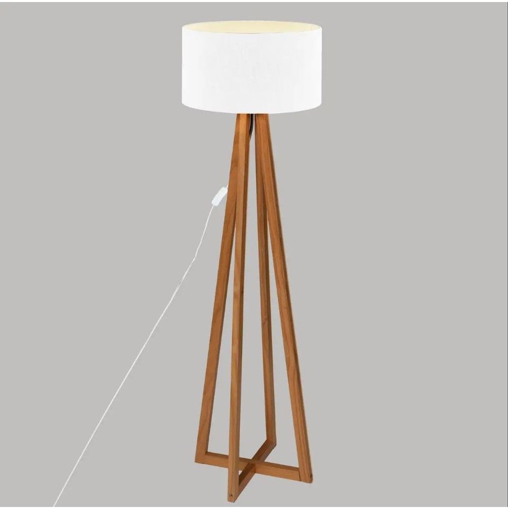 ATMOSPHERA podna lampa Molu H141 drvo/bijela slika 3