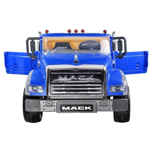 Kamion dvosjed na akumulator Mack - plavi slika 2