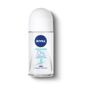 NIVEA Fresh Comfort 0% Aluminium dezodorans roll-on 50ml