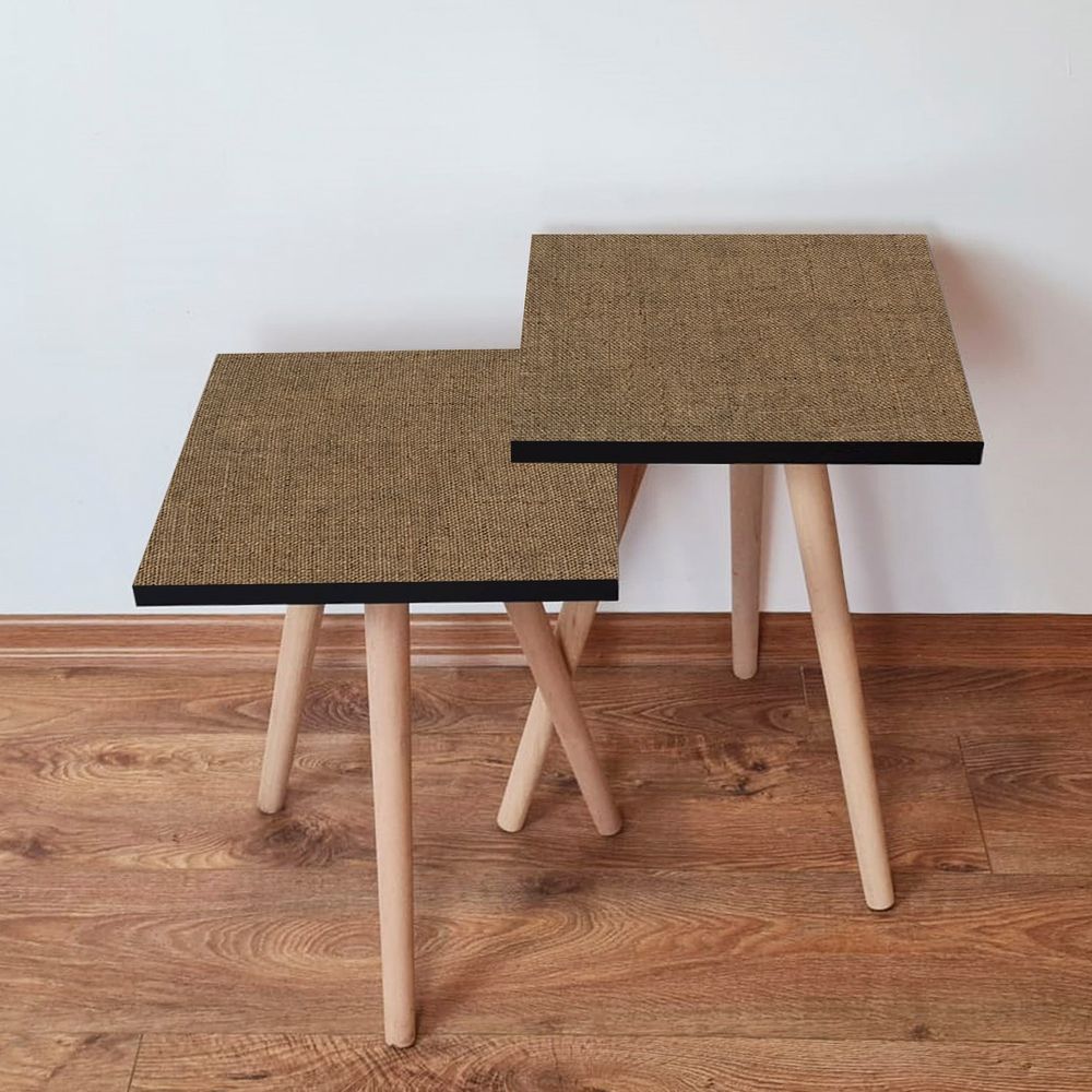 Nesting stolovi 2Shp297 - (2 komada) - boje: smeđa slika 1