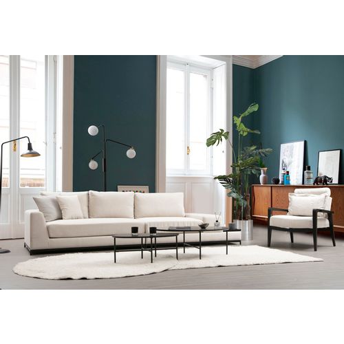 Line With Side Table - Bež Bež Sofa sa 4 Sedišta slika 2