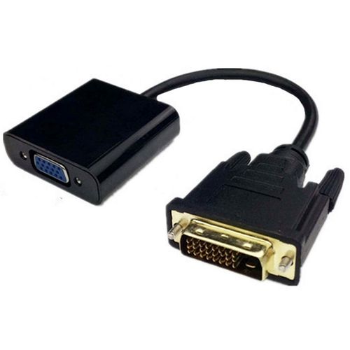 E-GREEN Adapter DVI-D (M) - VGA (F) crni slika 1