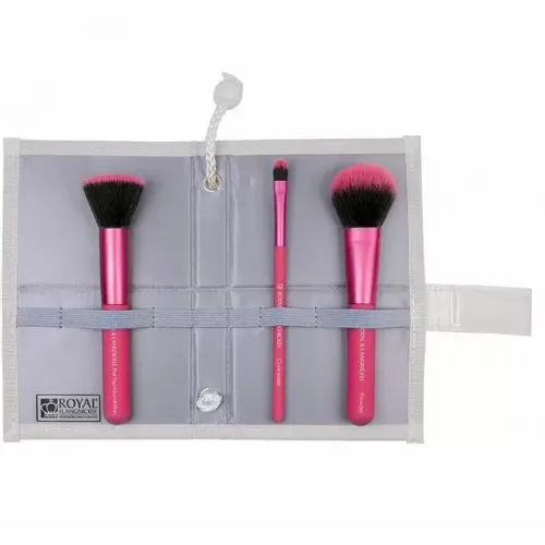 Set četkica za šminkanje Pink set za savršen ten - MODA    slika 3
