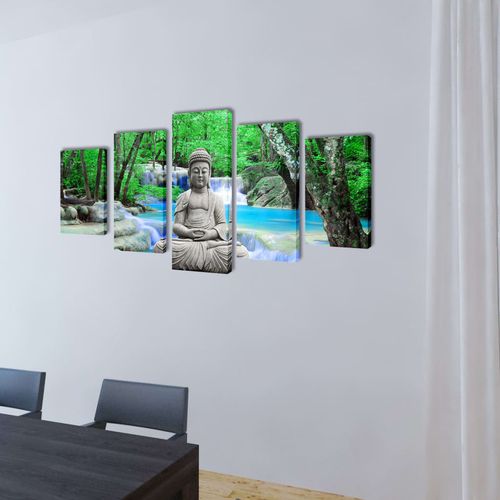 Zidne Slike na Platnu s Printom Buddha 200 x 100 cm slika 16