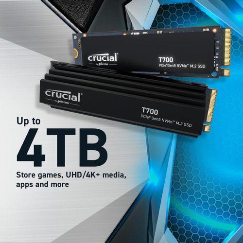 Crucial T700 2TB PCIe Gen5 NVMe M.2 SSD slika 2