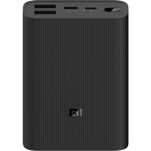 Xiaomi Mi prenosivi punjač Power Bank 3 Ultra Compact 10000mAh USBx2  Micro USB  USB Type-C crna slika 1