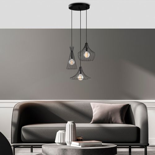 Mezopotamya - N-1300 Black Chandelier slika 1