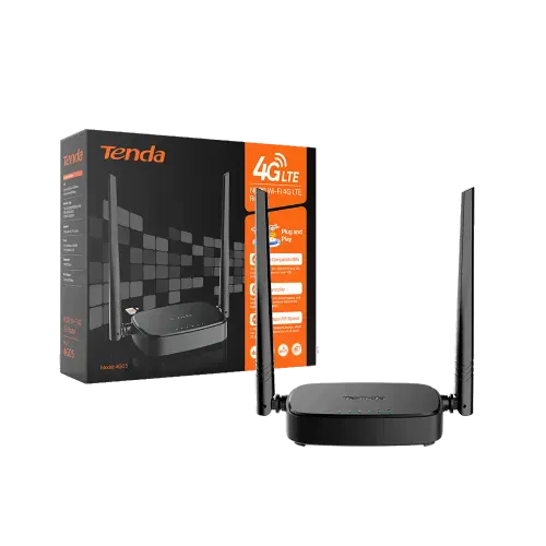 Tenda 4G05 Wireless 4G LTE Router N300/sim slot/1xWan/1x Lan/2 External 4G/3G/2 Internal Wi-Fi Anten slika 1