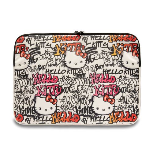 HELLO KITTY navlaka za laptop od 14' GRAFFITI COLLECTION WHITE slika 1