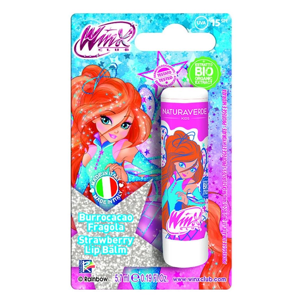 Naturaverde Kids Winx Balzam za usne jagoda 5,7ml  slika 1