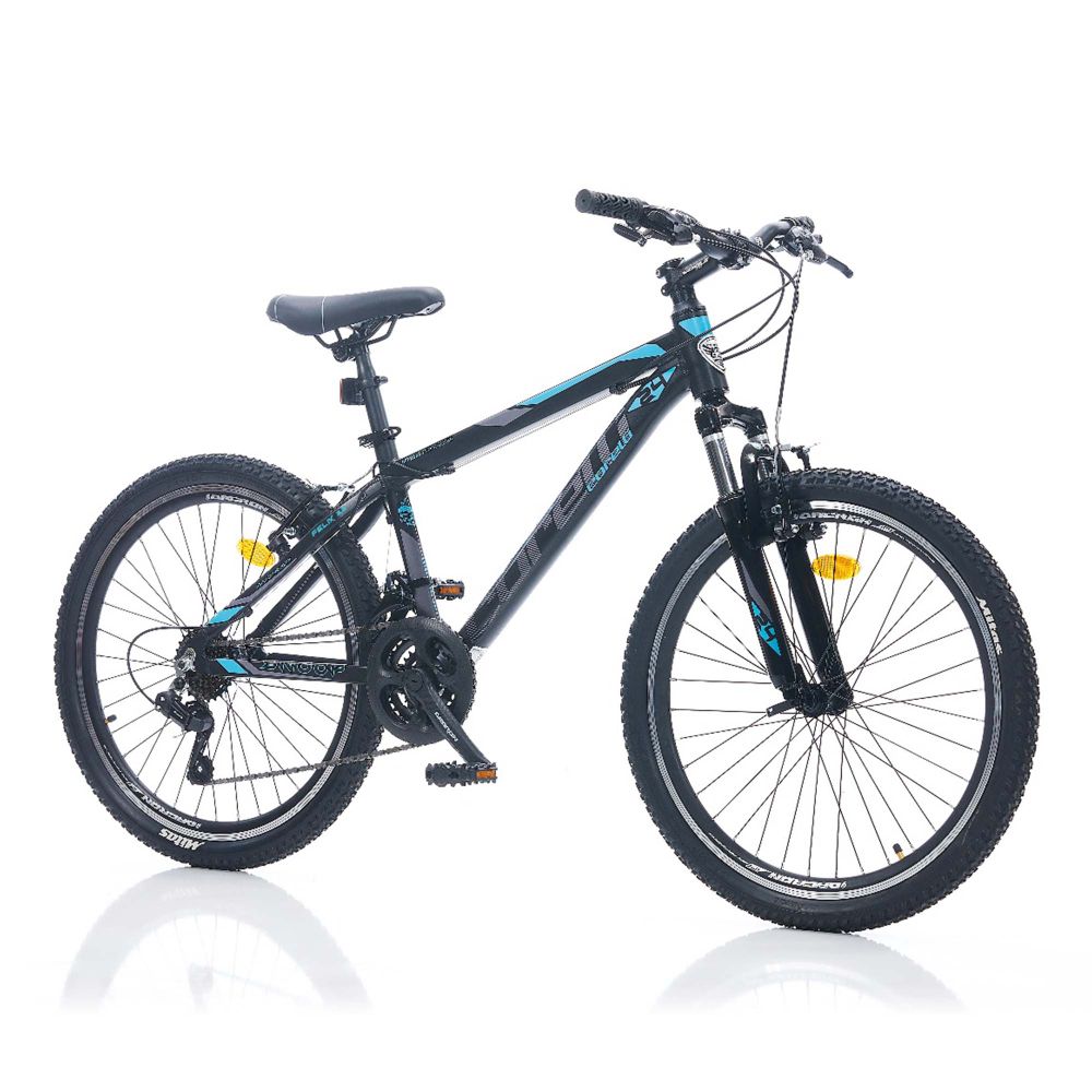 Corelli Dječiji bicikl Felix 3.2 24″ Alu Black/Blue/Turquoise slika 1