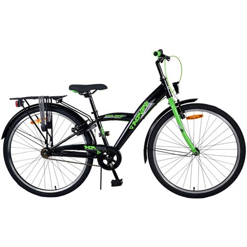 Volare Thombike 26" dječji bicikl s dvije ručne kočnice crno-zeleni slika 10