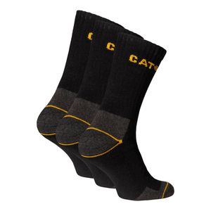MUŠKE RADNE ČARAPE CRNE 41/45 3 PARA  CAT DYP393