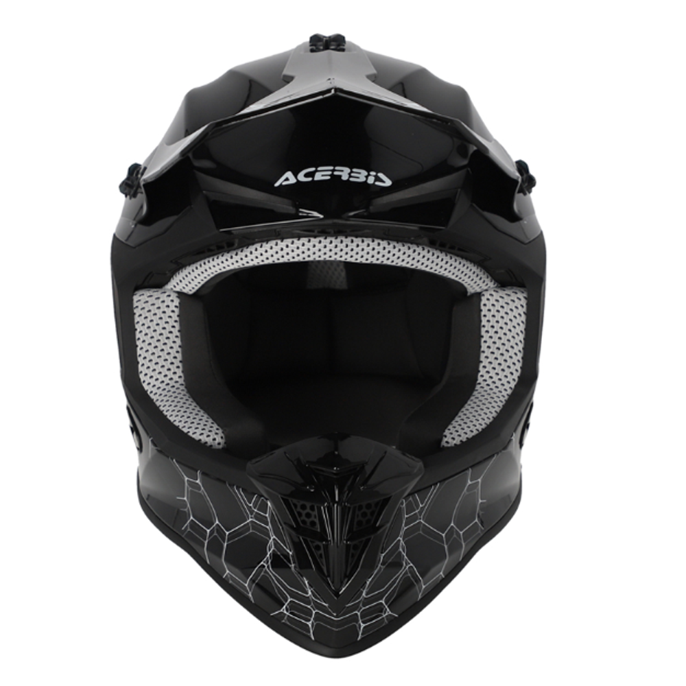 Zatvorena - full face off road kaciga za motor XL vel. Acerbis Linear 2206 - Crna slika 2