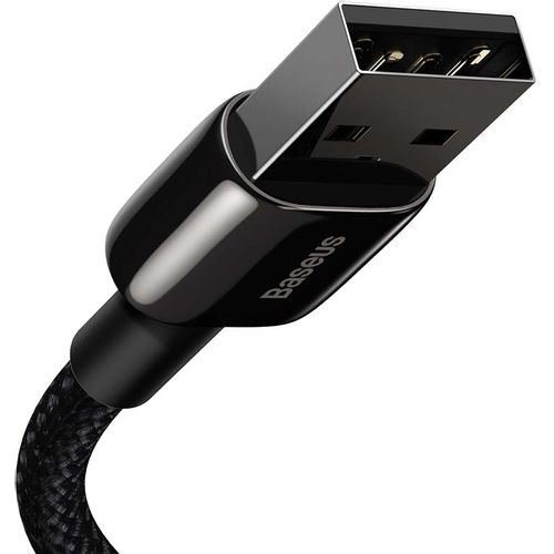 Baseus Tungsten Gold kabel USB na iPhone 2.4A 2m (crni) slika 6