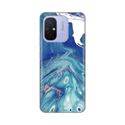 Torbica Silikonska Print za Xiaomi Redmi 12C Blue Marble slika 1