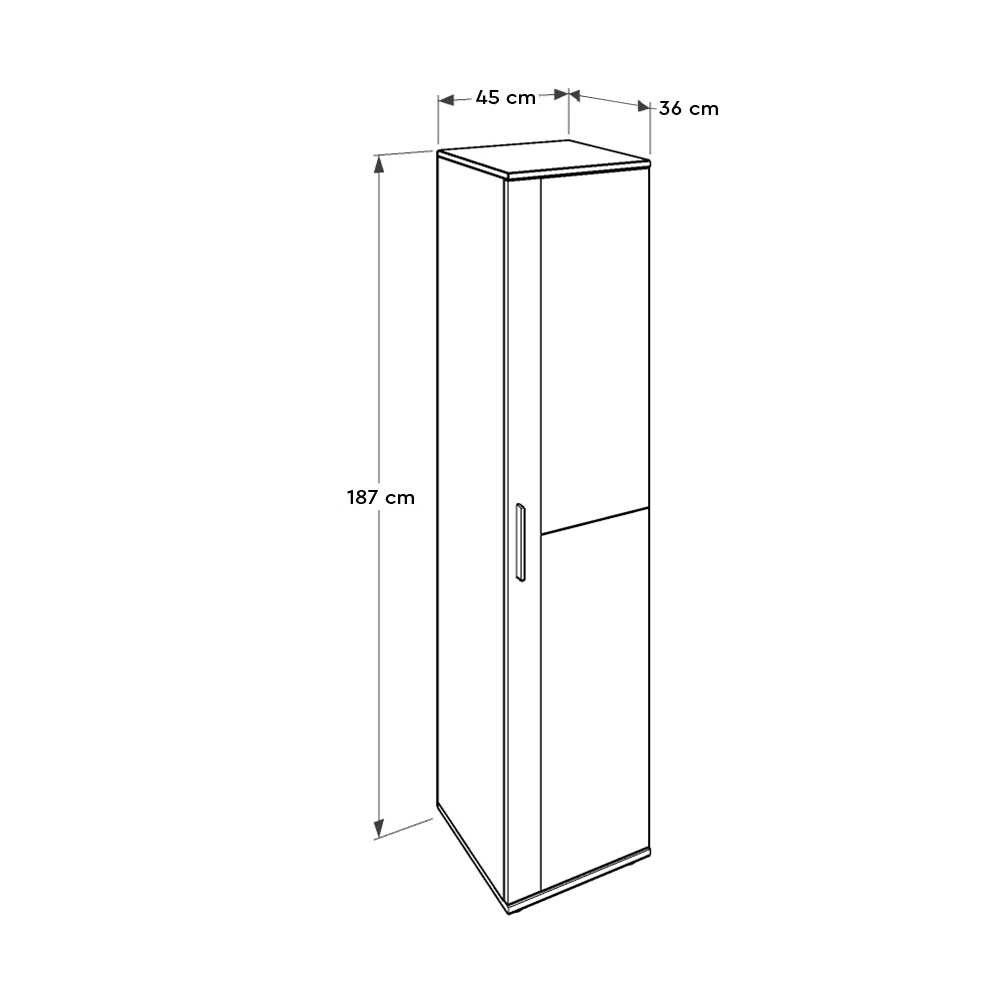 Bijeli Ormar za Cipele SHC-510-BB-1 slika 10
