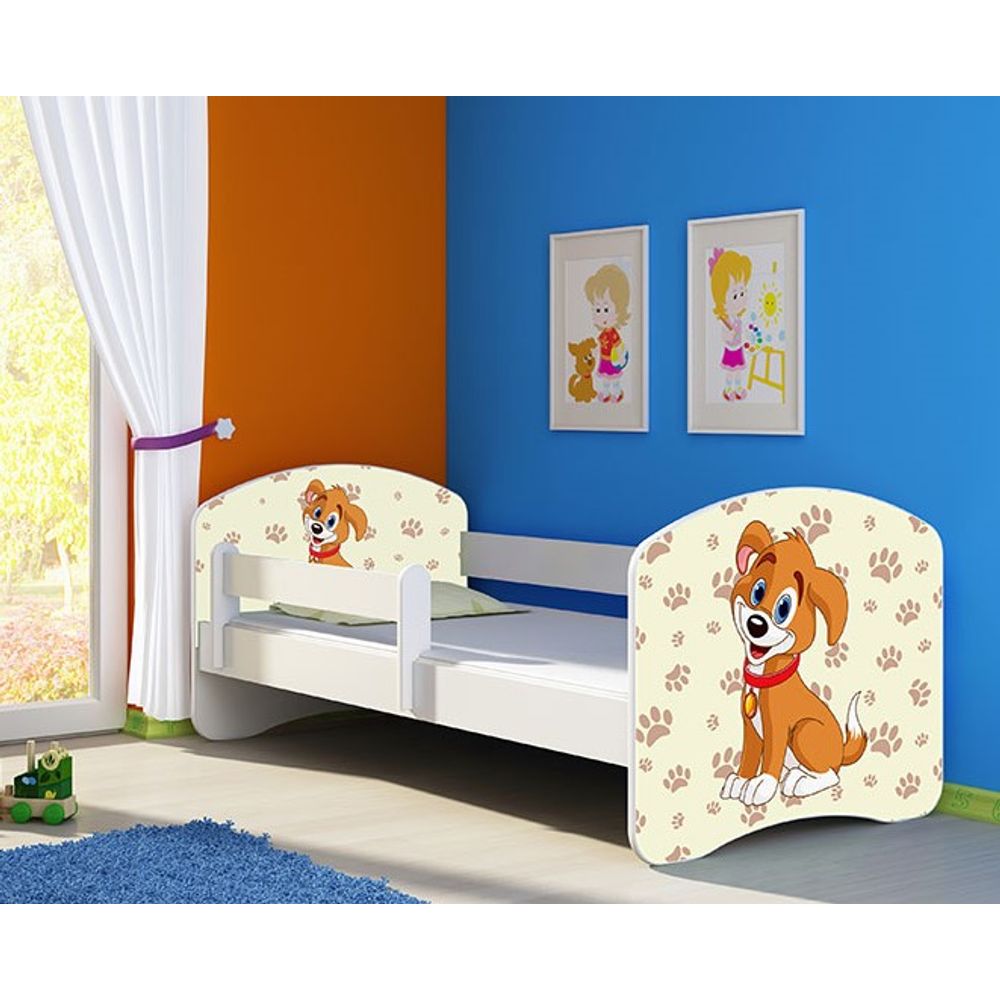 ACMA Dječiji krevet Acma II White - 160x80cm - Dezen 11 slika 1