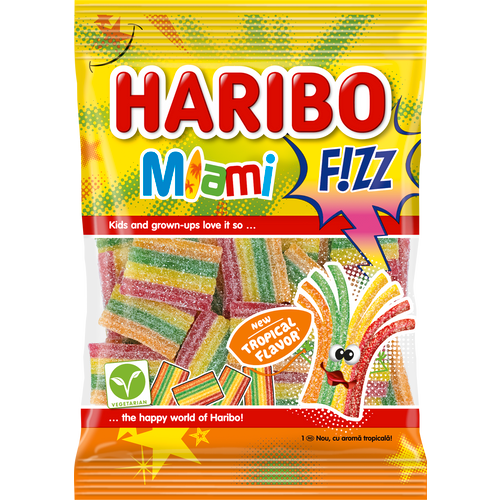 Haribo gumeni  bomboni Miami fizz 85g slika 1