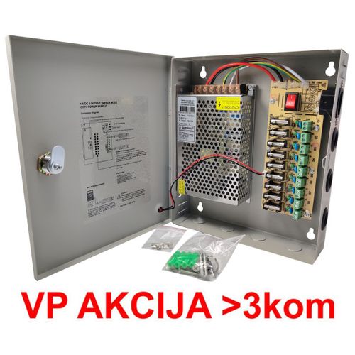 NAPRK-12V/10A-9CH ** Gembird napajanje sa kljucem, 1.5A/CH (2162) slika 4