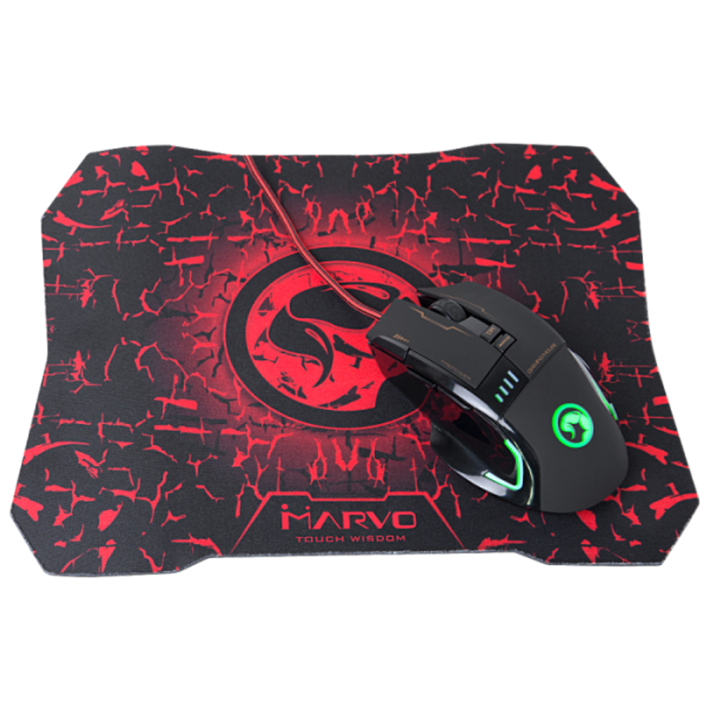 MARVO miš G909L + G1 Gaming podloga slika 2