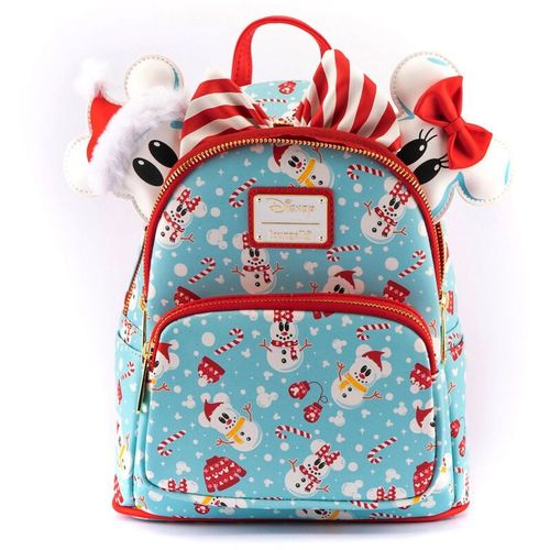 Loungefly Disney Snowman Mickey Minnie dječji ruksak + rajf 26cm slika 5