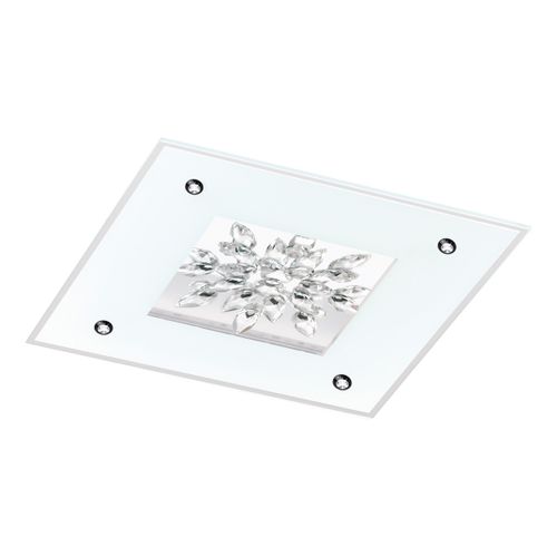 Eglo Benalua1 plafonjera/4, led, 4x6w, dimabilna, bijela/špigl kristali  slika 1