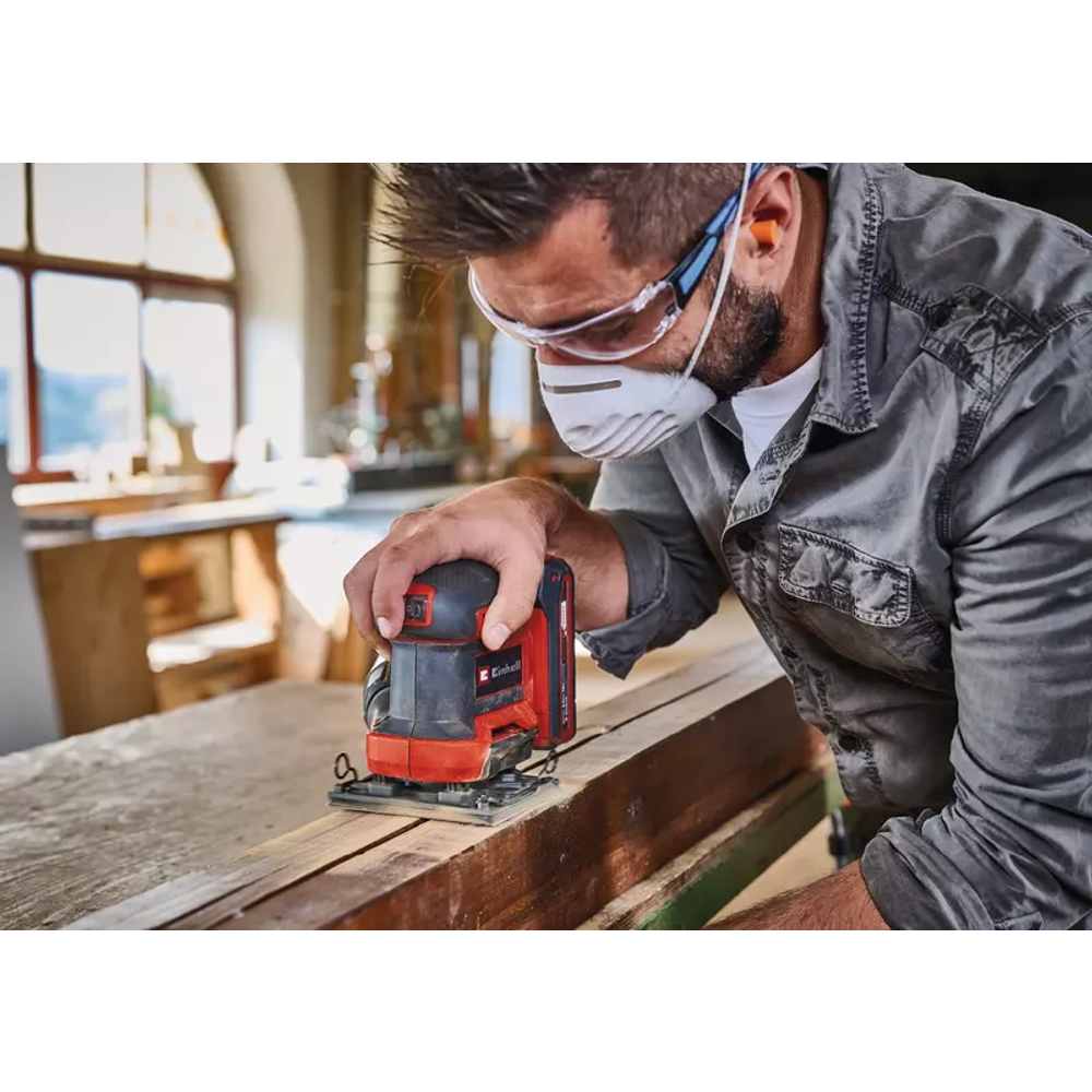Einhell PXC aku jednoručna vibraciona brusilica TE-OS 18/113 Li Solo slika 3