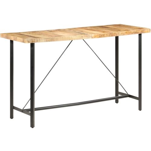 Barski stol 180 x 70 x 107 cm od grubog drva manga slika 17