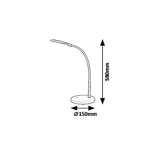 Rabalux Timothy stona LED 7,5W, crvena slika 4