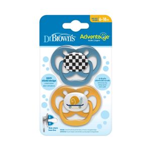 Dr Brown's Silikonska duda varalica Advantage 2kom Pa22002 - Veličina 2