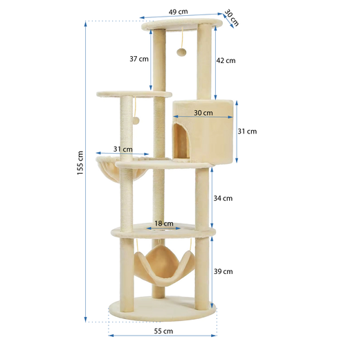 Penjalica za mačke Beige P70373 slika 8