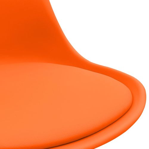 Uredske stolice od umjetne kože 2 kom narančaste slika 18