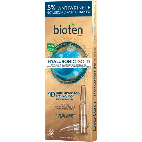 Bioten Hyaluronic Gold Ampule 7X3,1 ml slika 1