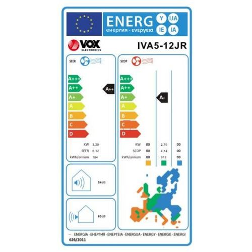 VOX IVA5-12JR  - Wi-Fi ready klima uređaj slika 5