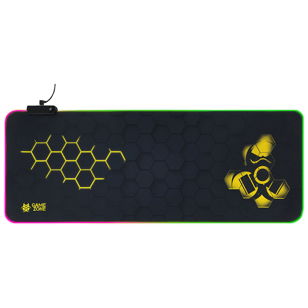 Tracer Podloga za miš, RGB, 80 x 30 cm - GAMEZONE Hexy1 slika 1