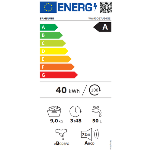 Samsung perilica rublja WW90DB7U94GEU4 slika 2