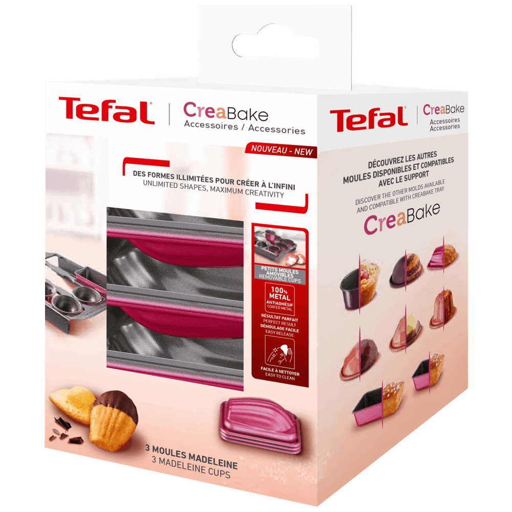 Tefal Kalup za madeline, 3 kom., CreaBake - J30799904 slika 2