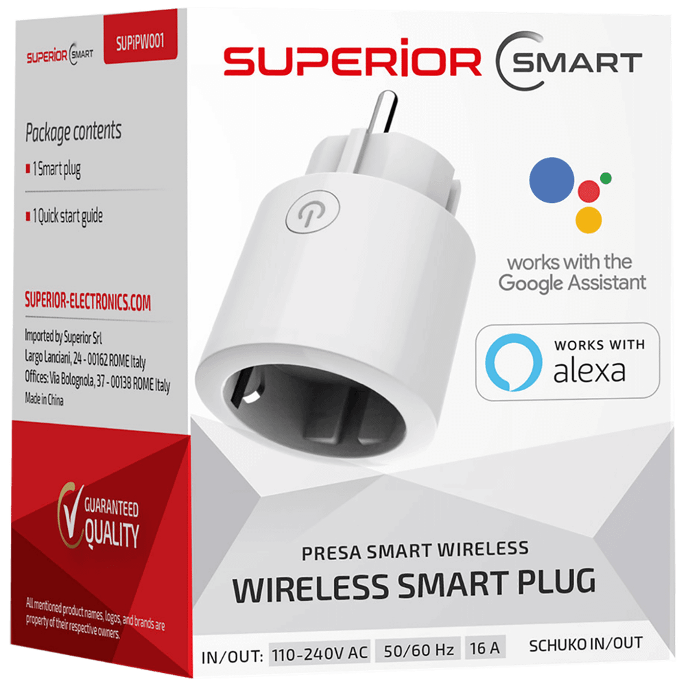 Superior Pametna uticnica, WiFi, Google Assistant i Alexa - Wireless Smart Plug slika 2