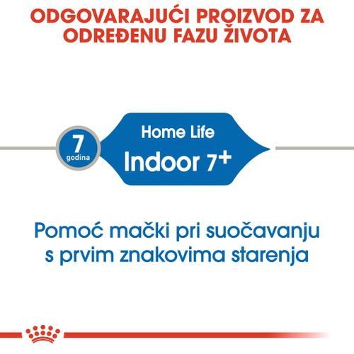 ROYAL CANIN FHN Indoor 7+, potpuna i uravnotežena hrana za odrasle mačke starije od 7 godina koje žive u kući, 1,5 kg slika 9